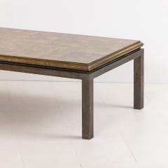 Midcentury French Maison Jansen Bronze and glomis Coffee Table - 4531465