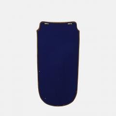 Midcentury Italian Grand Scale Shield Shaped Brass Mirror - 4341558
