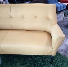 Midcentury Italian Large Curved Sofa 1950s - 618928