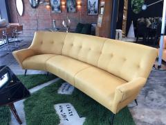 Midcentury Italian Large Curved Sofa 1950s - 618933