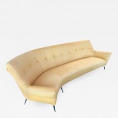 Midcentury Italian Large Curved Sofa 1950s - 620166