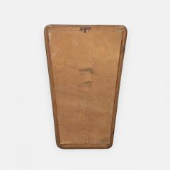 Midcentury Italian Modernist Shaped Brass Wall Mirror - 4484080