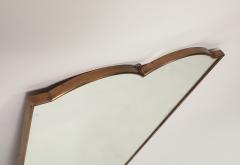 Midcentury Italian Shaped Brass Mirror - 4220192