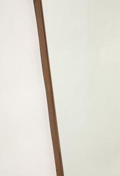 Midcentury Italian Shaped Brass Mirror - 4220194