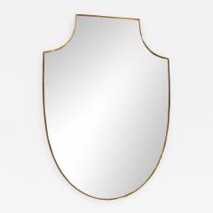Midcentury Italian Shield Shape Mirror 1960s - 902783
