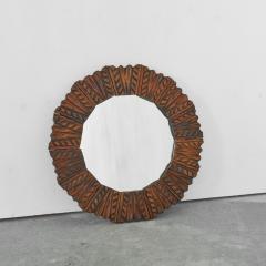Midcentury Mirror in Carved Wood 1960s - 4608817