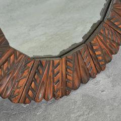 Midcentury Mirror in Carved Wood 1960s - 4608832