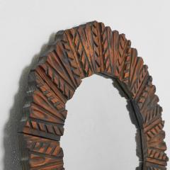 Midcentury Mirror in Carved Wood 1960s - 4608833