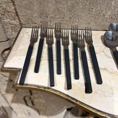 Midcentury Modern Stainless Steel 22 Piece Flatware Set Style Raymond Loewy - 3734001