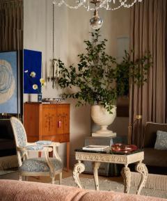 Midcentury Modern Swedish Art Deco Birchwood Marquetry Bar Cabinet - 4531400