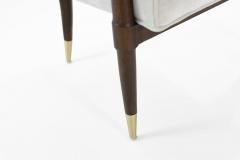 Midcentury Modern Walnut Lounge Chairs c 1950s - 1816524