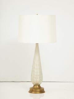 Midcentury Murano Glass Table Lamp with Gold Dust  - 3304146