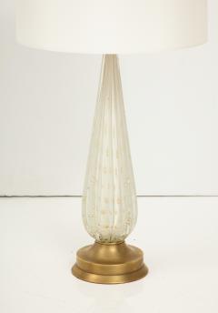 Midcentury Murano Glass Table Lamp with Gold Dust  - 3304147