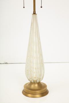 Midcentury Murano Glass Table Lamp with Gold Dust  - 3304150