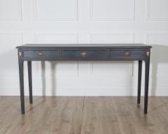 Midcentury Painted Console Table with Drawers and Brass Details circa 1960 - 4223244
