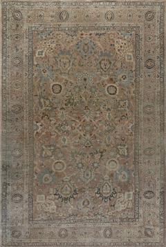 Midcentury Persian Tabriz Hand Knotted Wool Rug - 2454711