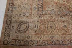 Midcentury Persian Tabriz Hand Knotted Wool Rug - 2454712