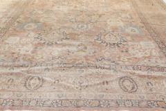 Midcentury Persian Tabriz Hand Knotted Wool Rug - 2454713