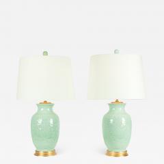 Midcentury Porcelain Pair of Table Lamps - 578341