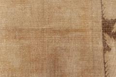 Midcentury Samarkand Beige and Brown Handwoven Wool Rug - 2457104