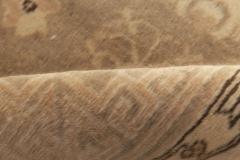 Midcentury Samarkand Brown Handwoven Wool Rug - 2441649