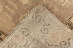 Midcentury Samarkand Brown Handwoven Wool Rug - 2441650