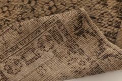 Midcentury Samarkand Handmade Wool Rug in Beige and Brown - 2456408