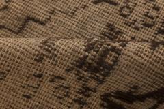 Midcentury Samarkand Handmade Wool Rug in Beige and Brown - 2456409