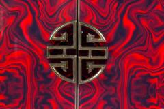 Midcentury Style Brass and Red Fantasy Murano Glass Bar Cabinet 2020 - 3287839