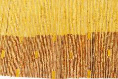 Midcentury Swedish Flat Weave Rug in Honey Yelllow - 3582577
