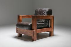 Midcentury Wooden Lounge Chairs 1960s - 1555748