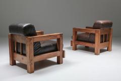 Midcentury Wooden Lounge Chairs 1960s - 1555754