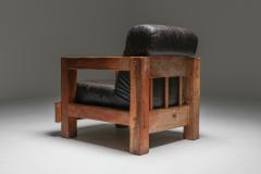 Midcentury Wooden Lounge Chairs 1960s - 1555757