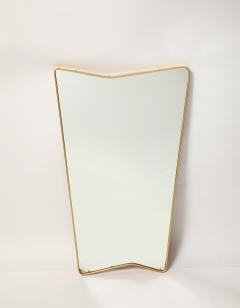 Midcentury italian Modernist Rare Assymetrical Mirror - 4223646