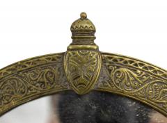 Middle Eastern Brass Hand Mirrror - 4675530