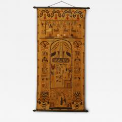 Middle Eastern Egyptian Embroidered Wall Hanging - 4263206