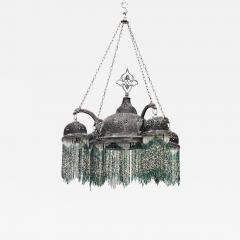 Middle Eastern Moorish Style Filigree Chandelier - 742466