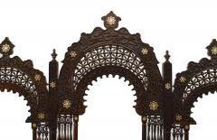 Middle Eastern Moorish Triple Arch Settee - 1419059