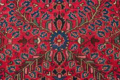 Middle Eastern Persian Sarouk style wool carpet wiith a wide border - 4634115