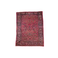 Middle Eastern Persian Sarouk style wool carpet wiith a wide border - 4634939