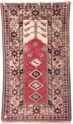 Middle Eastern Persian Wool Prayer Rug - 4540149