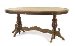 Middle Eastern Syrian Carved Fretwork Dining Table - 4629317