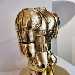 Miguel Ortiz Berrocal Golden Torero Opus Sculpture by Miguel Berrocal - 3006801