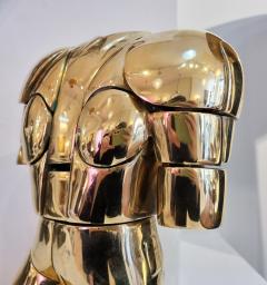 Miguel Ortiz Berrocal Golden Torero Opus Sculpture by Miguel Berrocal - 3006804