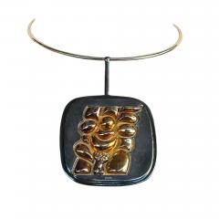 Miguel Ortiz Berrocal Miguel Ortiz Berrocal Torso Verona OPUS 173 Necklace 857 1000 With Case Stand - 4508225