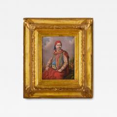 Mih ly Kov cs Orientalist oil portrait of a young man in Dalmatian costume by Mih ly Kov cs - 4419447