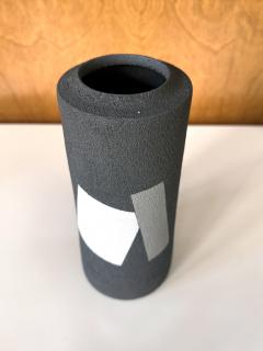 Mihara Ken Japanese Ceramic Vase with Tomobako Early Work by Mihara Ken - 4730602