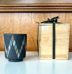 Mihara Ken Japanese Early Ceramic Teacup with Tomobako by Mihara Ken - 4436883
