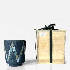 Mihara Ken Japanese Early Ceramic Teacup with Tomobako by Mihara Ken - 4439591