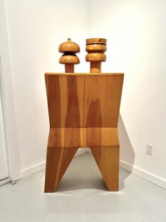 Mike Nevelson Sculptural Wood Cabinet by Mike Nevelson - 3994947